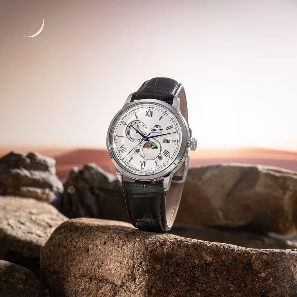 Đồng Hồ Nam Orient Automatic Classic Sun and Moon RA-AK0802S30B ( RA-AK0802S10B )