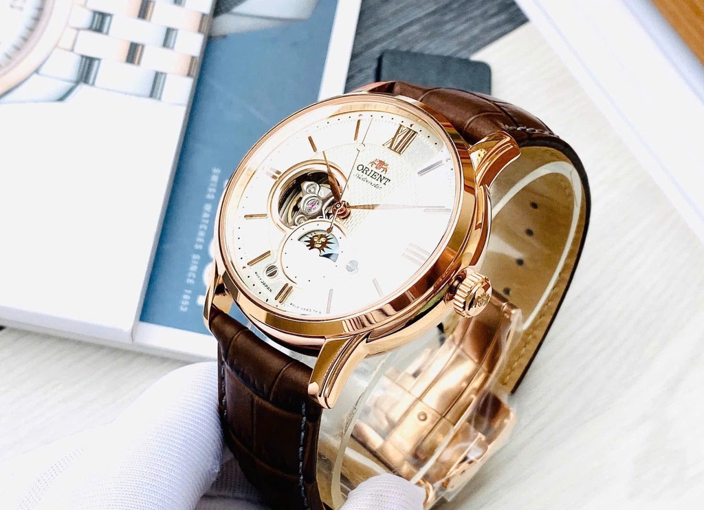 Đồng Hồ Nam Orient Automatic Mechanical Classic Sun And Moon Gen 4 RA-AS0009S ( RA-AS0009S10B ) ( RA-AS0009S00C )