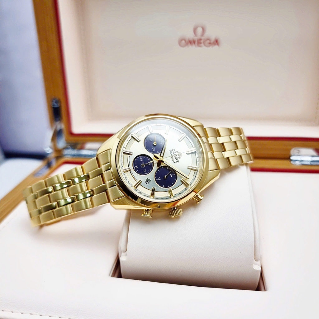 Đồng Hồ Nam Orient Quartz Solar Contemporary Chronograph RA-TX0301G10B