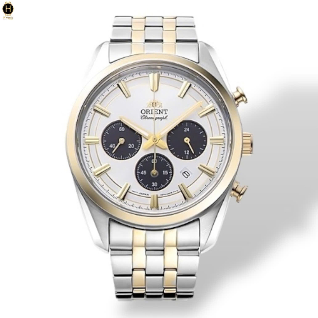 Đồng Hồ Nam Orient Quartz Solar Contemporary Chronograph RA-TX0302S10B