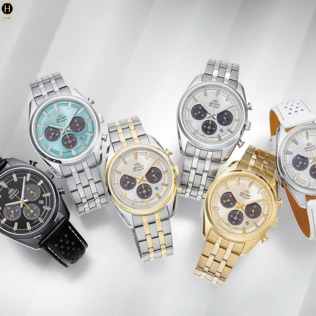 Đồng Hồ Nam Orient Quartz Solar Contemporary Chronograph RA-TX0302S10B
