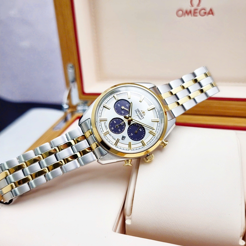 Đồng Hồ Nam Orient Quartz Solar Contemporary Chronograph RA-TX0302S10B