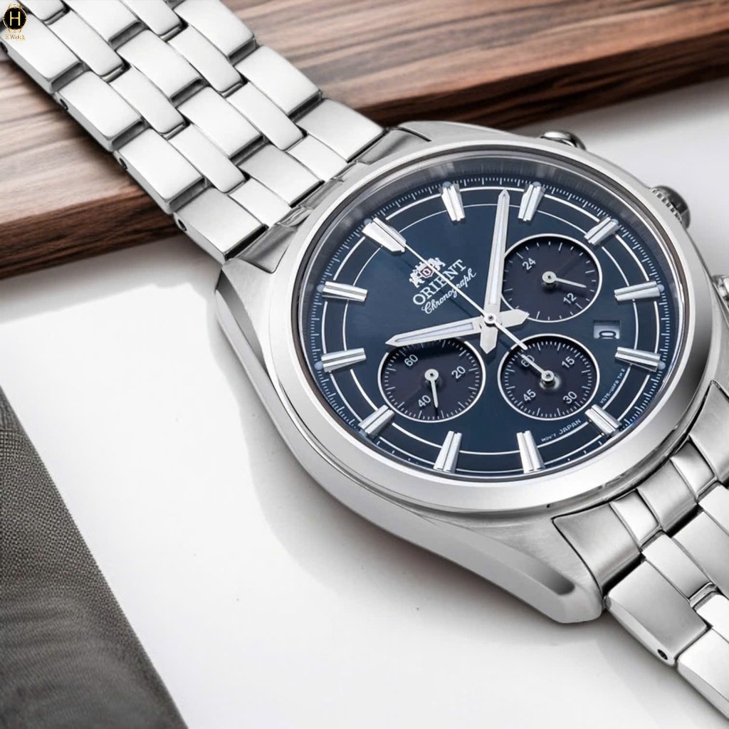 Đồng Hồ Nam Orient Quartz Solar Contemporary Chronograph RA-TX0303L10B