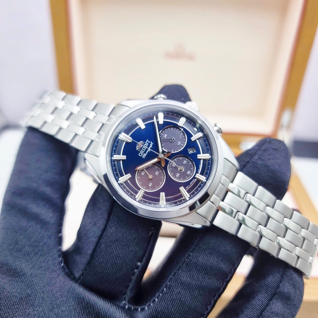 Đồng Hồ Nam Orient Quartz Solar Contemporary Chronograph RA-TX0303L10B