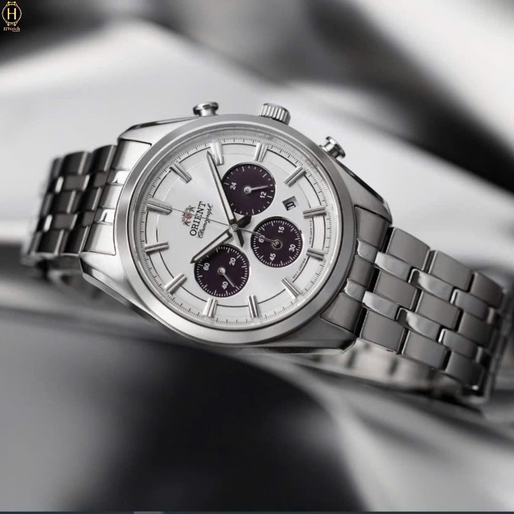 Đồng Hồ Nam Orient Quartz Solar Contemporary Chronograph RA-TX0305S10B