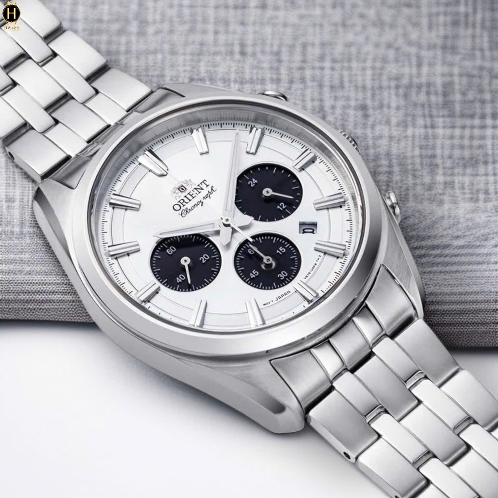 Đồng Hồ Nam Orient Quartz Solar Contemporary Chronograph RA-TX0305S10B