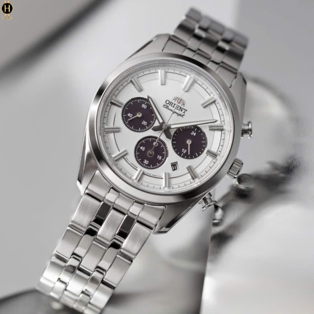 Đồng Hồ Nam Orient Quartz Solar Contemporary Chronograph RA-TX0305S10B