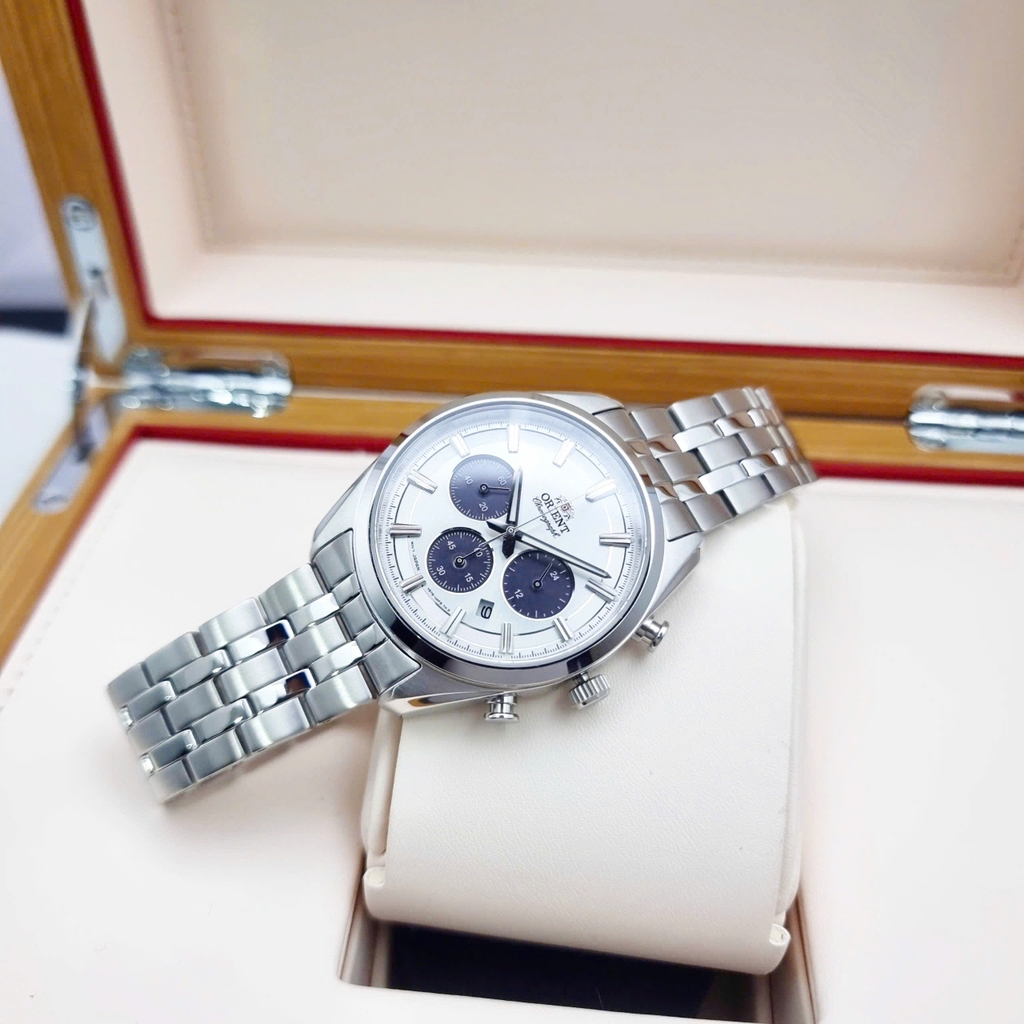 Đồng Hồ Nam Orient Quartz Solar Contemporary Chronograph RA-TX0305S10B