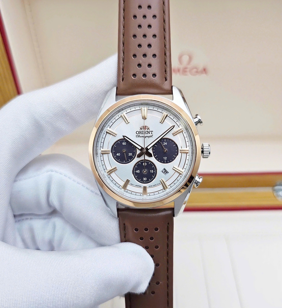 Đồng Hồ Nam Orient Quartz Solar Contemporary Chronograph RA-TX0306S10B