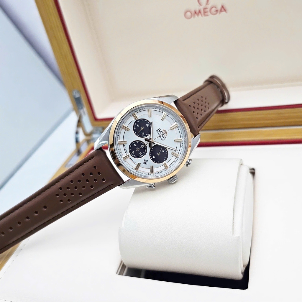 Đồng Hồ Nam Orient Quartz Solar Contemporary Chronograph RA-TX0306S10B