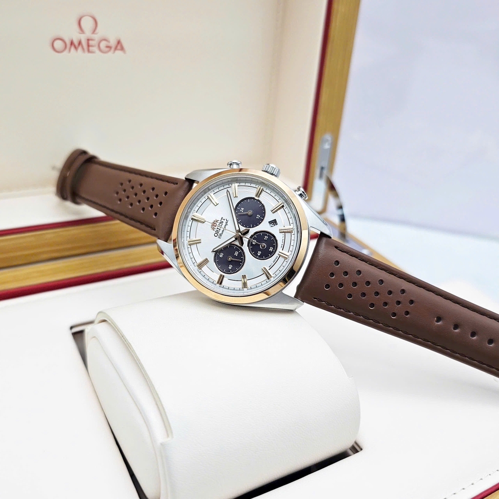 Đồng Hồ Nam Orient Quartz Solar Contemporary Chronograph RA-TX0306S10B