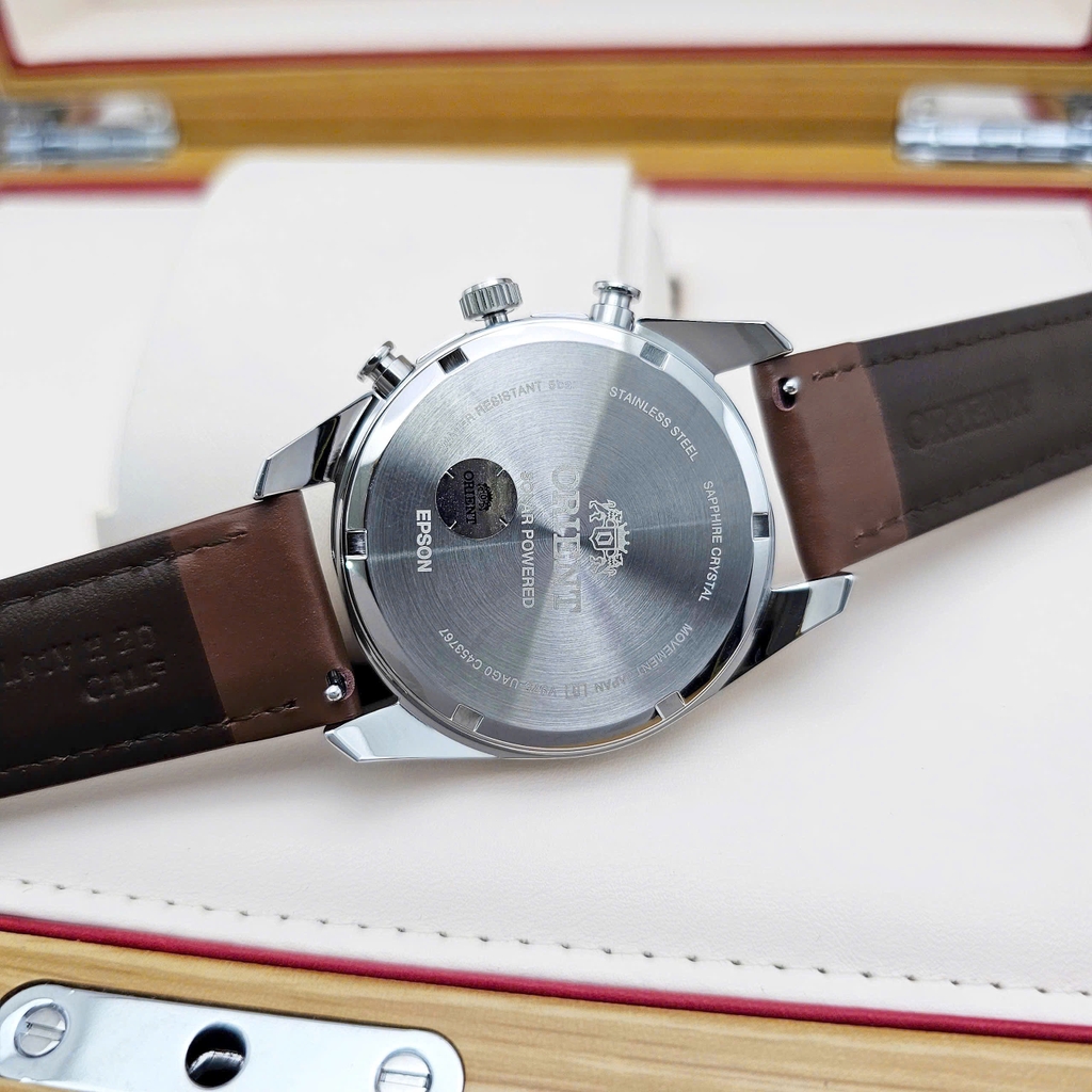 Đồng Hồ Nam Orient Quartz Solar Contemporary Chronograph RA-TX0306S10B