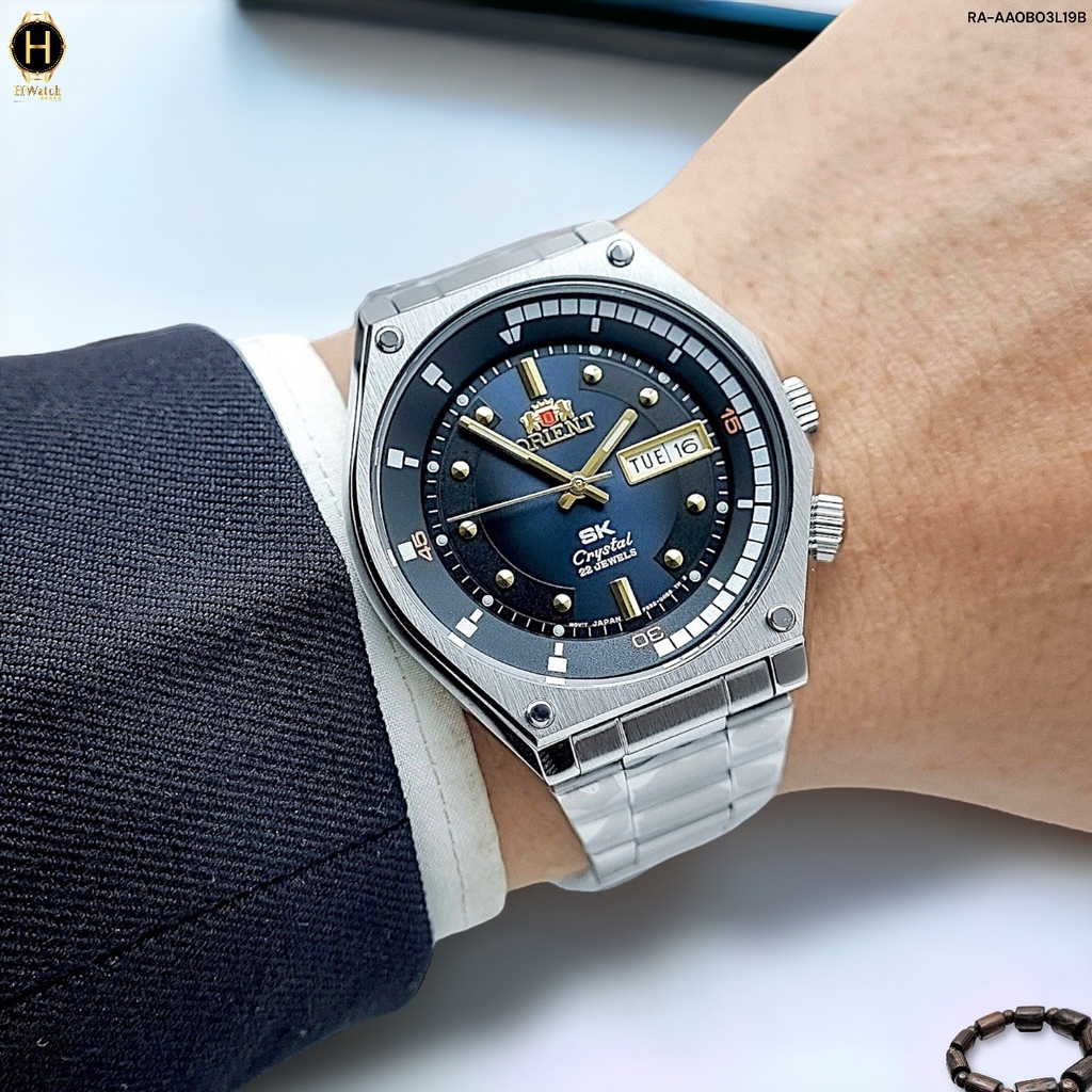 Đồng Hồ Nam Orient Automatic SK Xanh RA-AA0B03L19B ( RA-AA0B03L ) ( RA-AA0B03L39B )