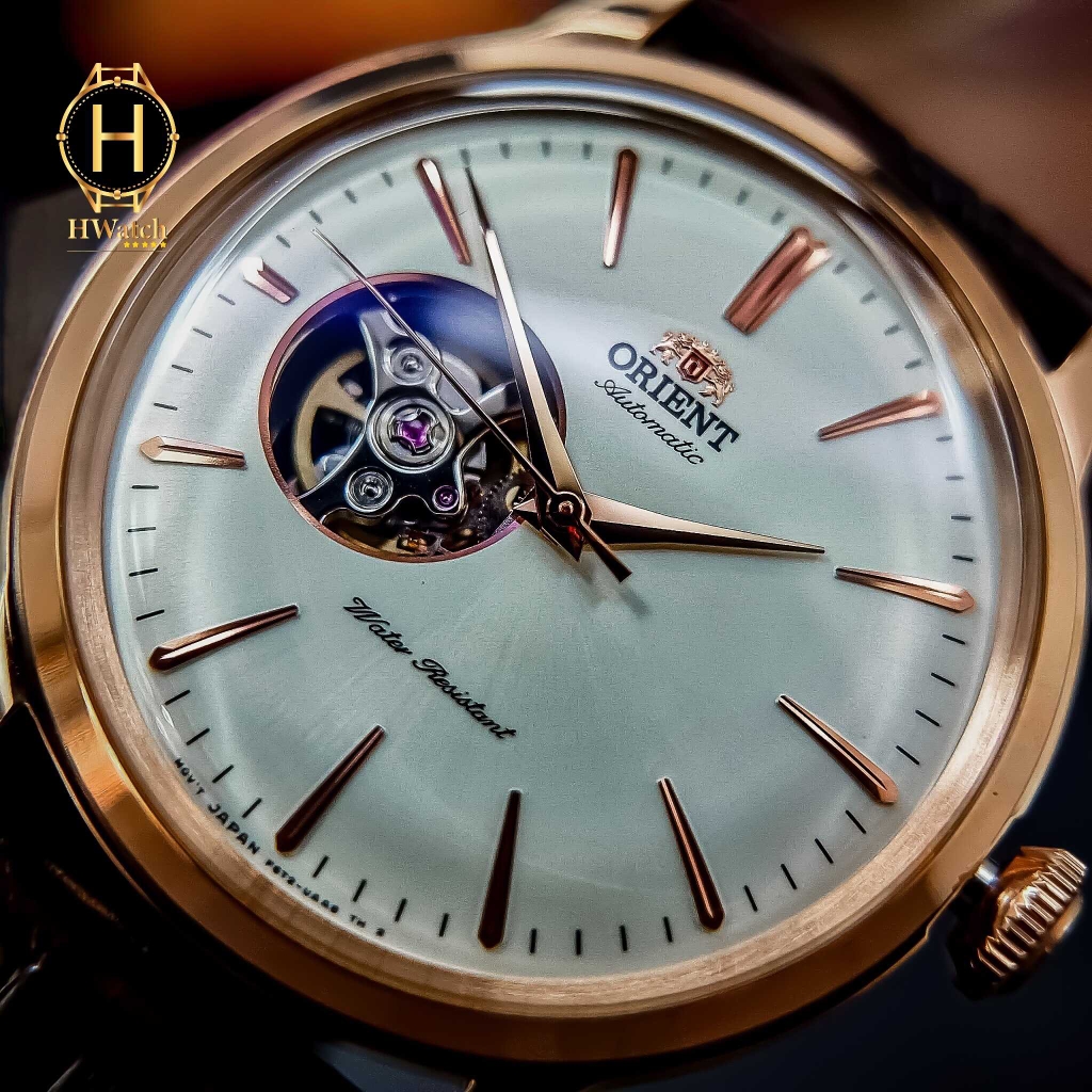 Đồng Hồ Nam Orient Automatic RA-AG0001S RA-AG0001S10B RA-AG0001S00C RN-AG0004S Dây Da Vỏ Vàng Mặt Trắng Thanh Lịch