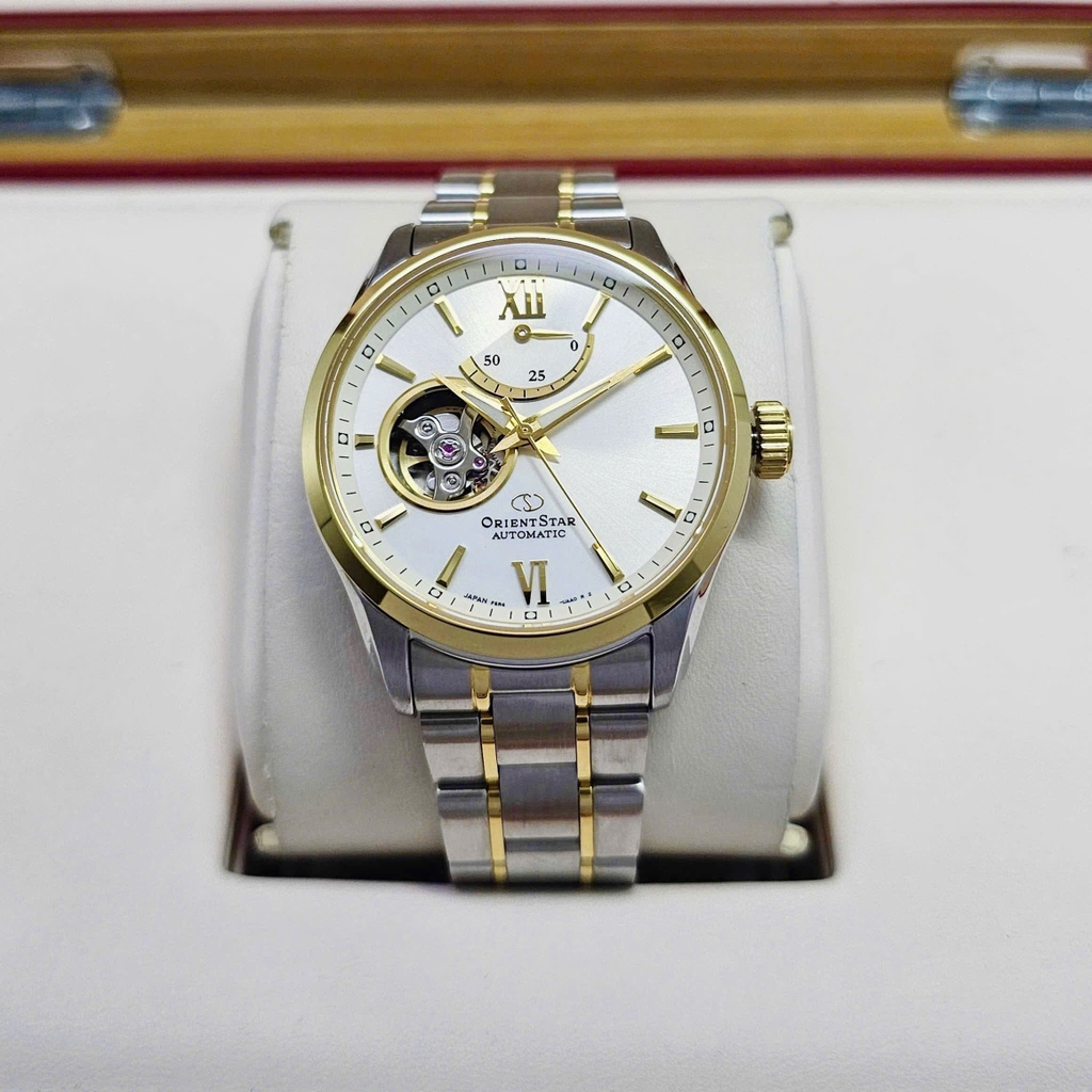 Đồng Hồ Nam Orient Star Automatic Open Heart RE-AT0004S00B ( RE-AT0004S00Z )