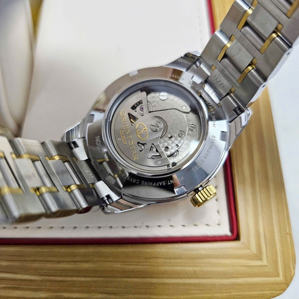 Đồng Hồ Nam Orient Star Automatic Open Heart RE-AT0004S00B ( RE-AT0004S00Z )