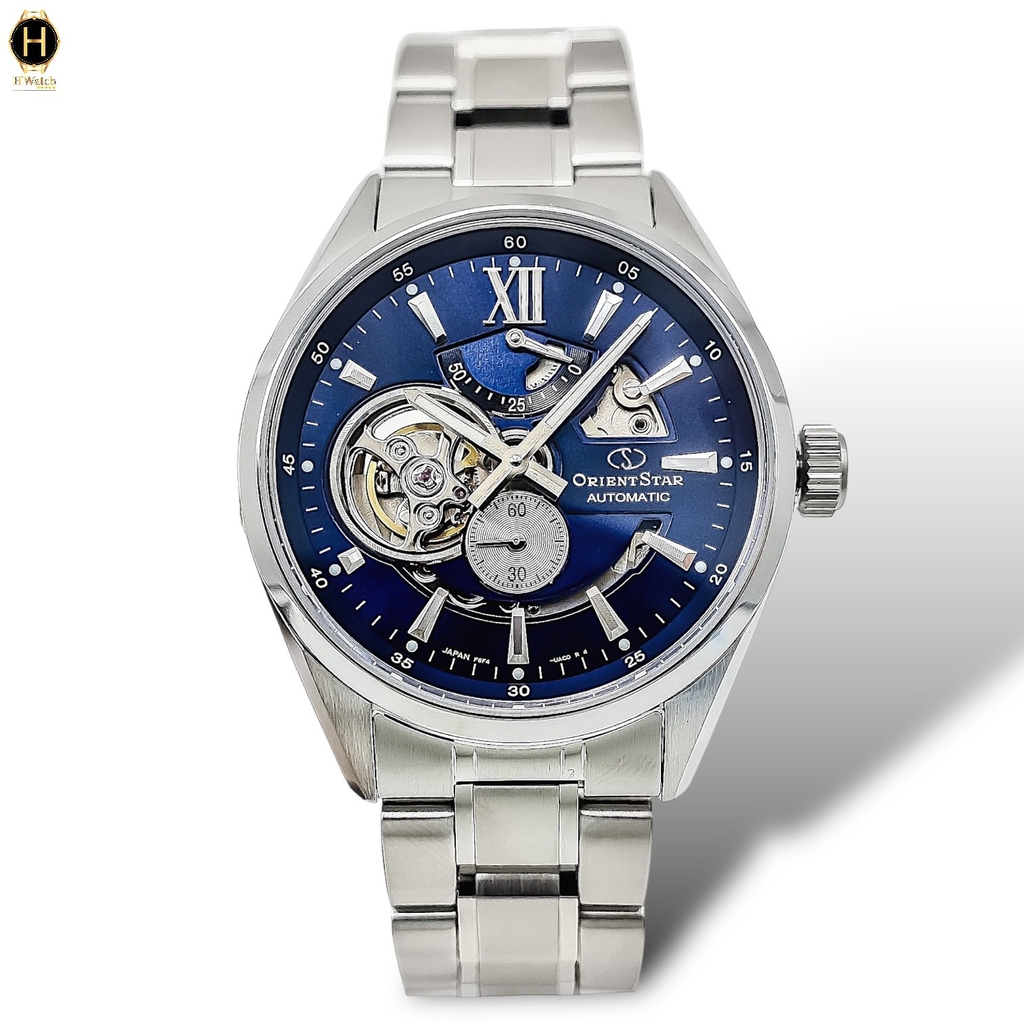 Đồng Hồ Nam Orient Star Automatic Semi Skeleton Joker Blue RE-AV0003L00B ( RE-AV0003L) ( RE-AV0003L00Z )