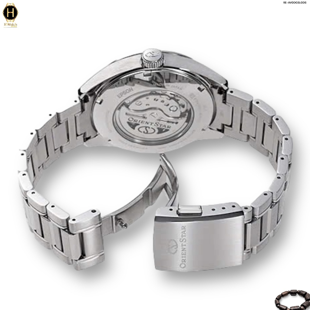 Đồng Hồ Nam Orient Star Automatic Semi Skeleton Joker Blue RE-AV0003L00B ( RE-AV0003L) ( RE-AV0003L00Z )