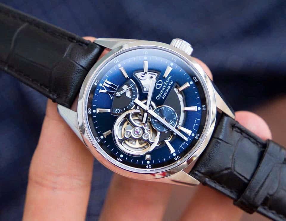 Đồng Hồ Nam Orient Star Automatic Semi Skeleton Joker Blue RE-AV0005L00B ( RE-AV0005L00Z ) ( RE-AV0005L )