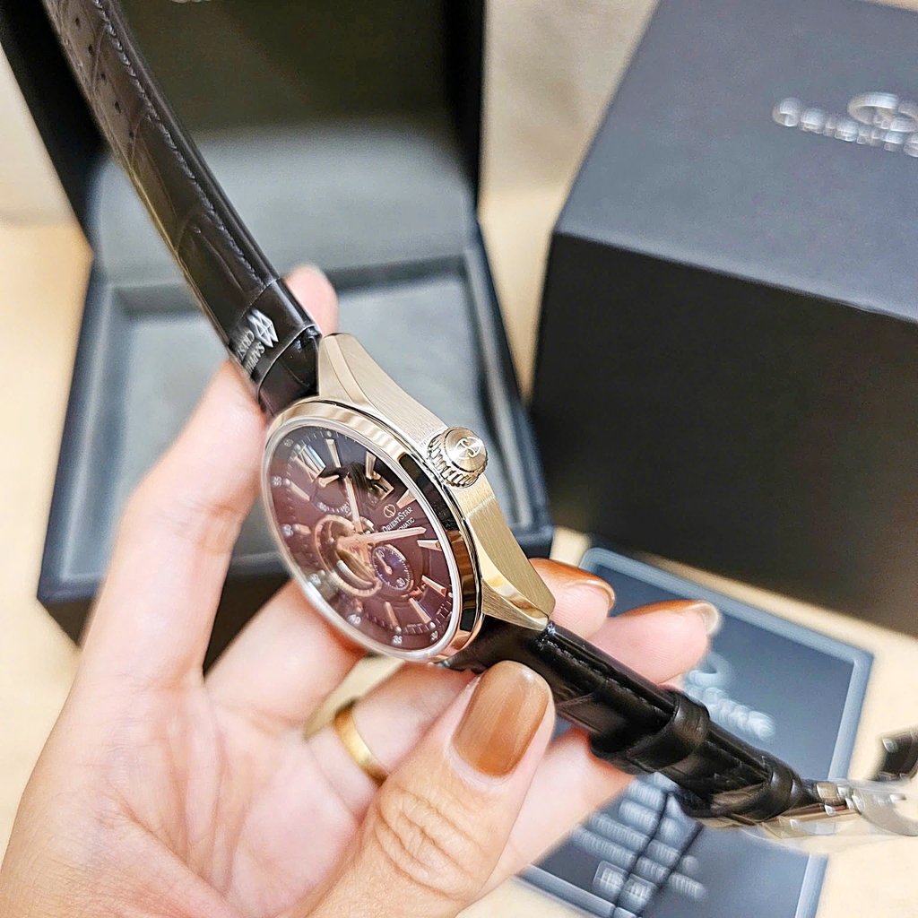Đồng Hồ Nam Orient Star Automatic Semi Skeleton Joker Blue RE-AV0005L00B ( RE-AV0005L00Z ) ( RE-AV0005L )