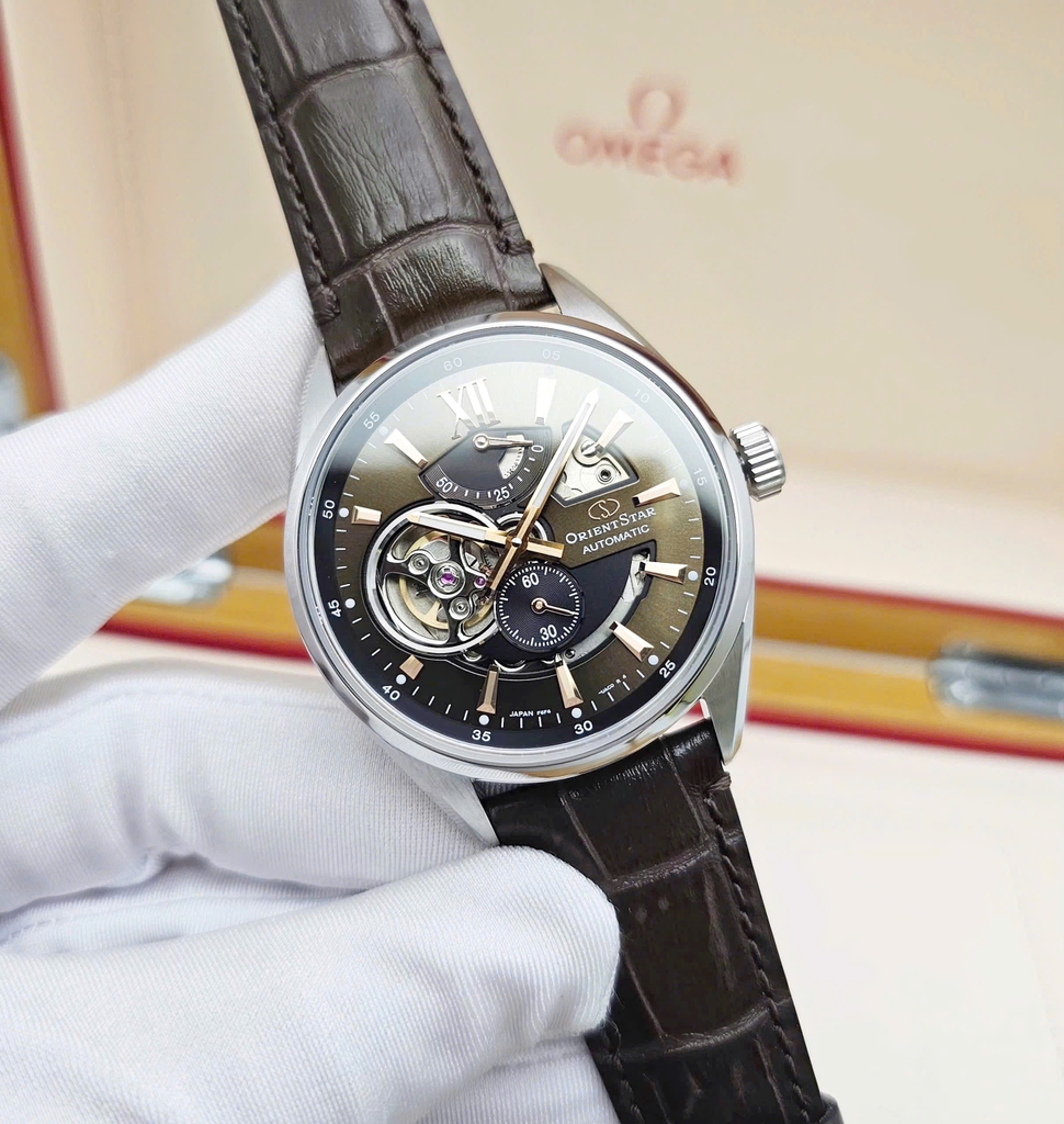 Đồng Hồ Nam Orient Star Automatic Semi Skeleton Joker RE-AV0006Y00B ( RE-AV0006Y00Z ) ( RE-AV0006Y )