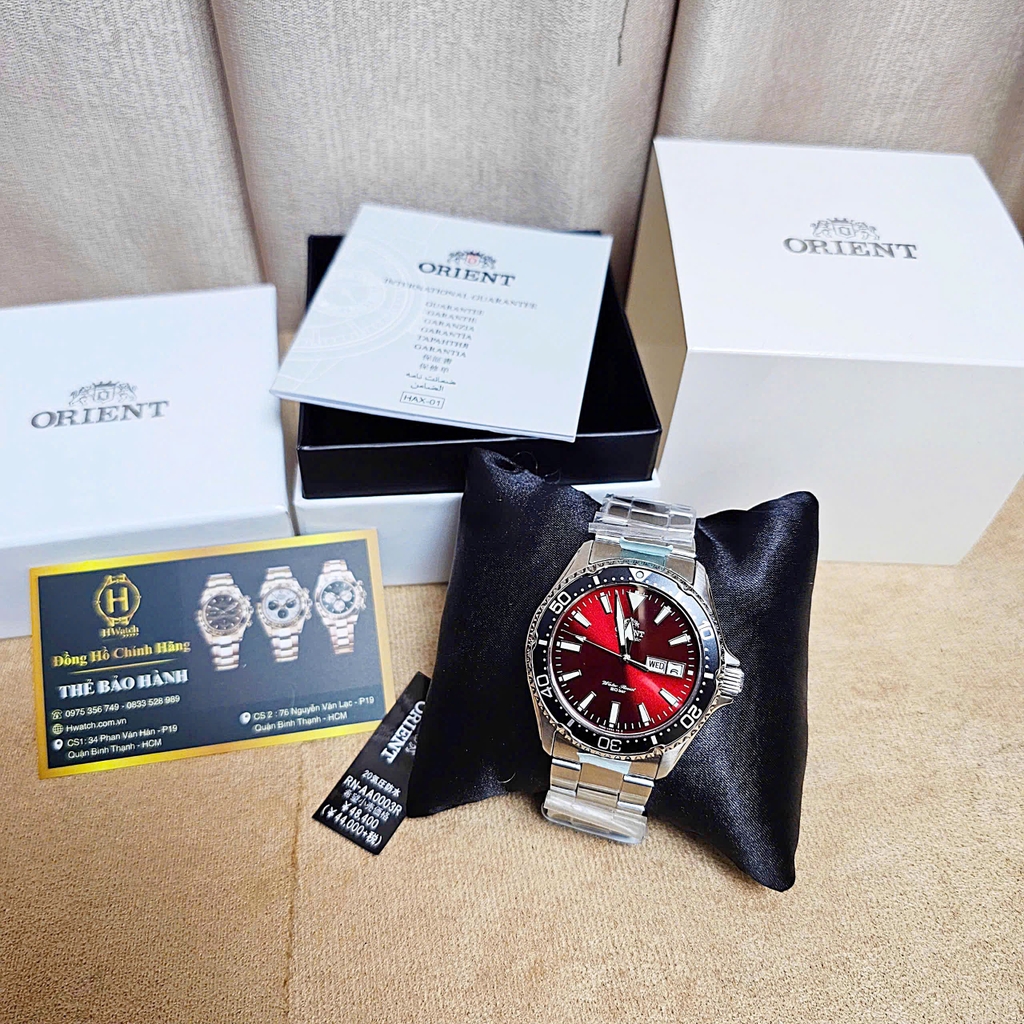 Đồng Hồ Nam Orient Automatic Mako 3 Red Diver's RA-AA0003R19B ( RA-AA0003R )