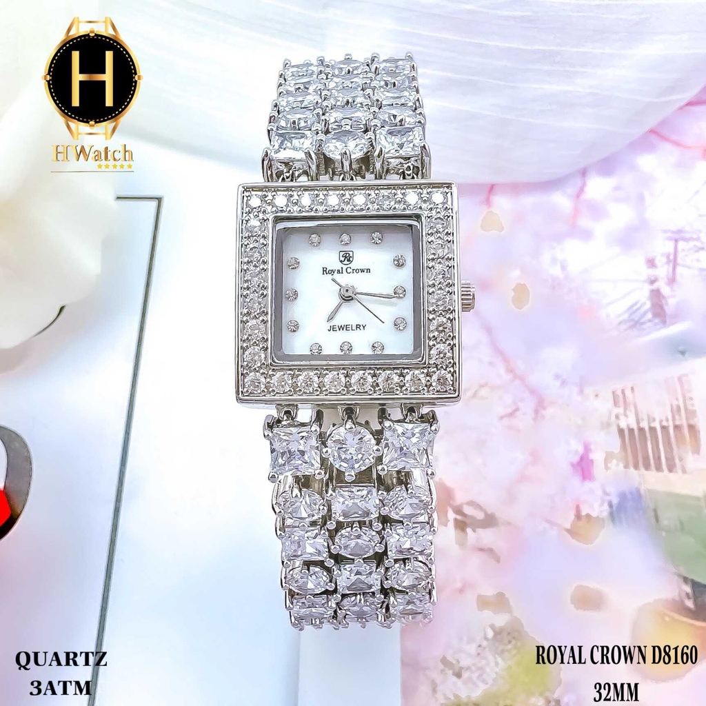 Đồng Hồ Nữ Royal Crown Quartz D8160