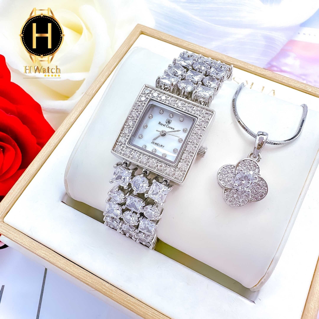 Đồng Hồ Nữ Royal Crown Quartz D8160