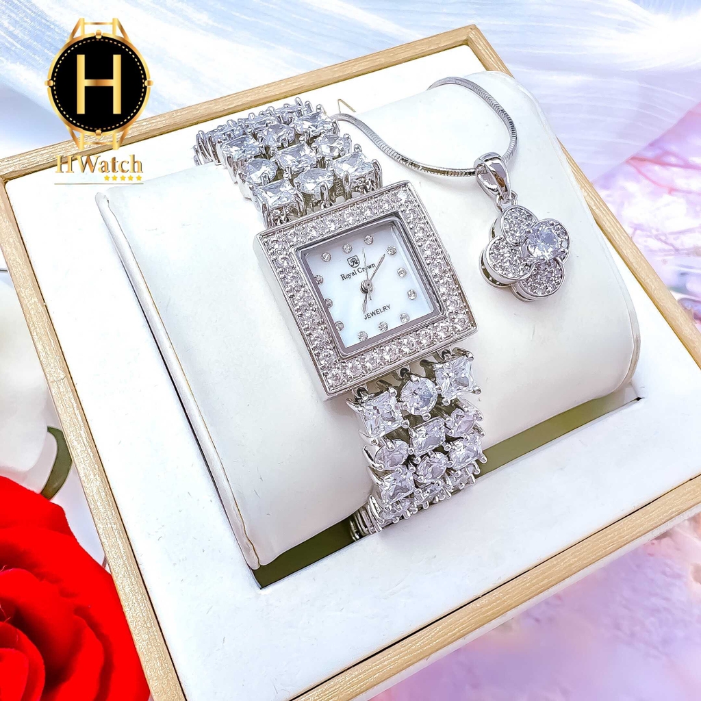 Đồng Hồ Nữ Royal Crown Quartz D8160