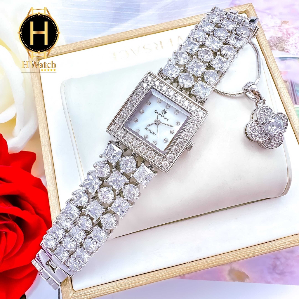 Đồng Hồ Nữ Royal Crown Quartz D8160