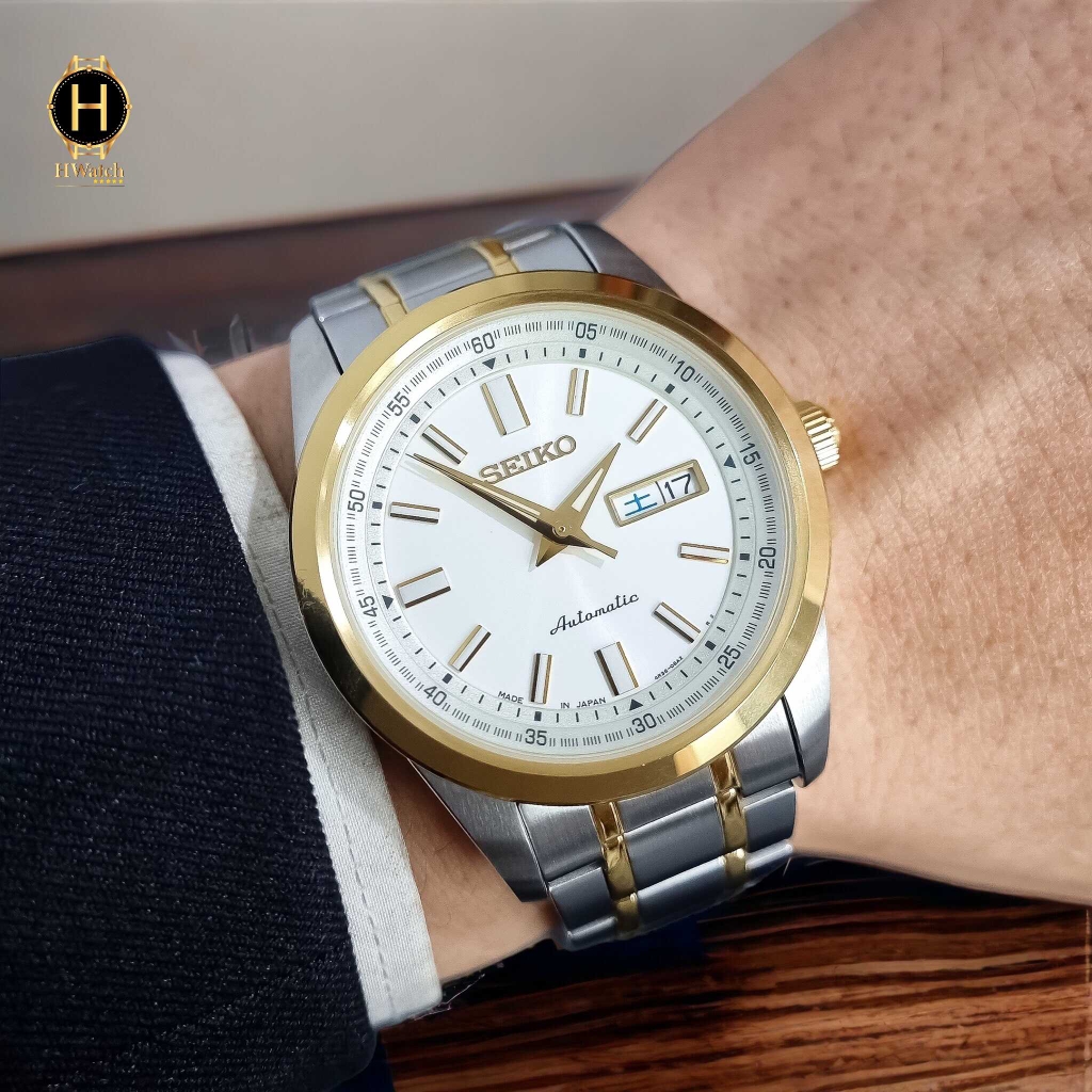 Đồng Hồ Nam Seiko Automatic Demiwhite SARV004