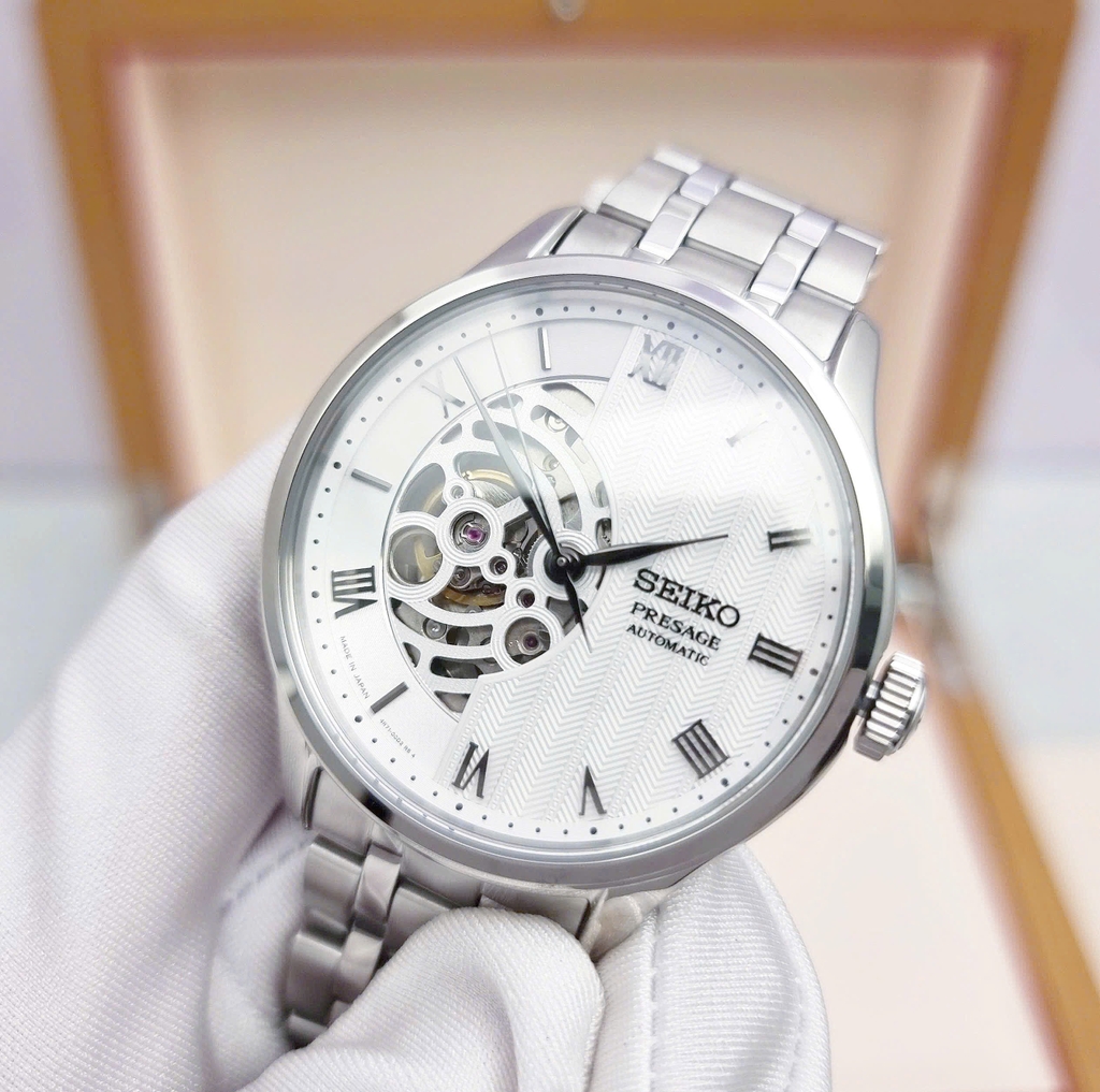 Đồng Hồ Nam Seiko Automatic Presage White SARY251