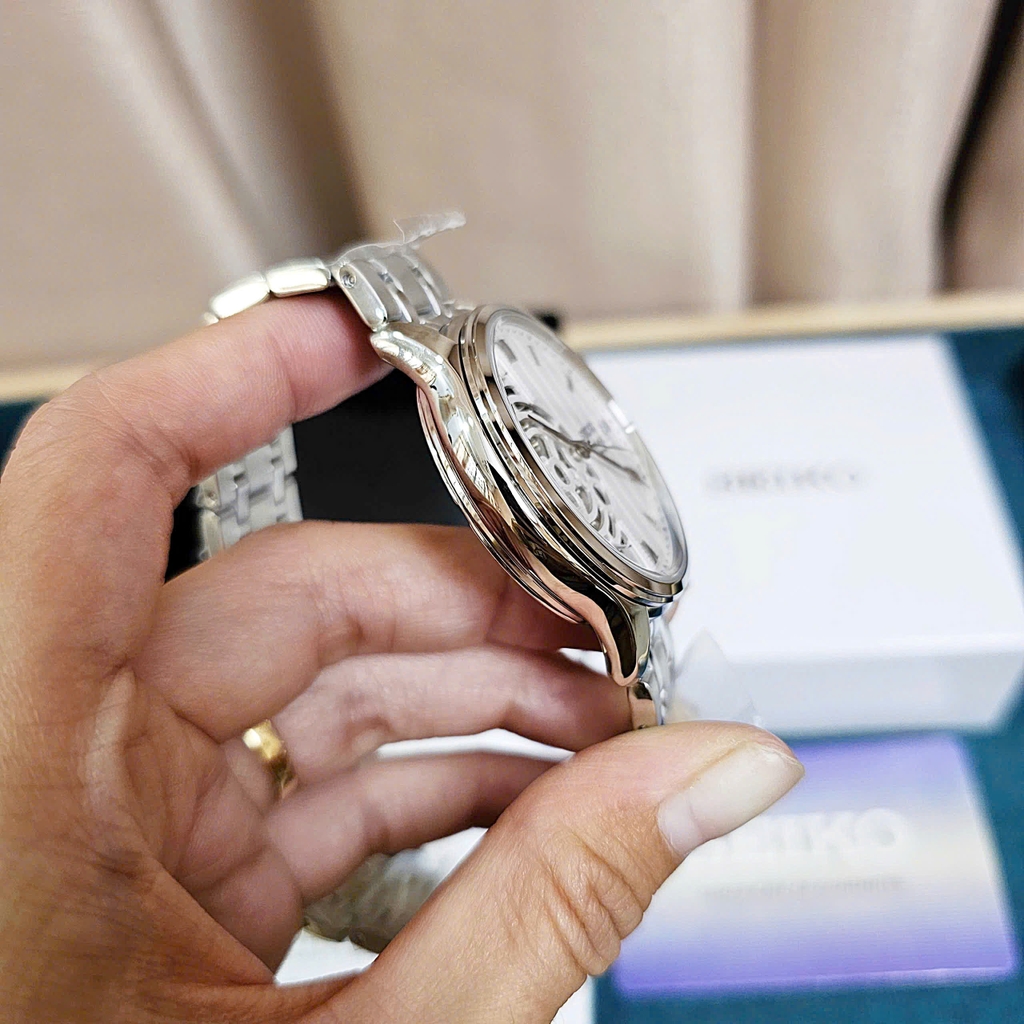 Đồng Hồ Nam Seiko Automatic Presage White SARY251