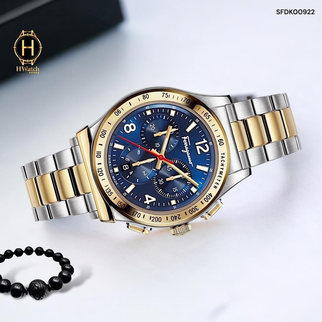 Đồng Hồ Nam Salvatore Ferragamo Quartz SFDK00922 Chrono Bracelet Chronograph