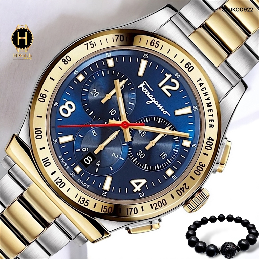 Đồng Hồ Nam Salvatore Ferragamo Quartz SFDK00922 Chrono Bracelet Chronograph