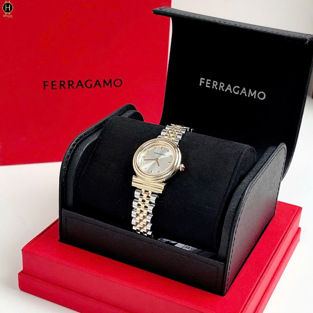 Đồng Hồ Nữ Salvatore Ferragamo Quartz Gancini Diamond SFMV01423