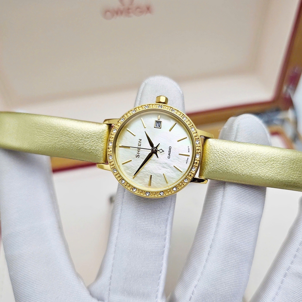 Đồng Hồ Nữ Casio Quartz Sheen SHE-4060GL-9AUDF