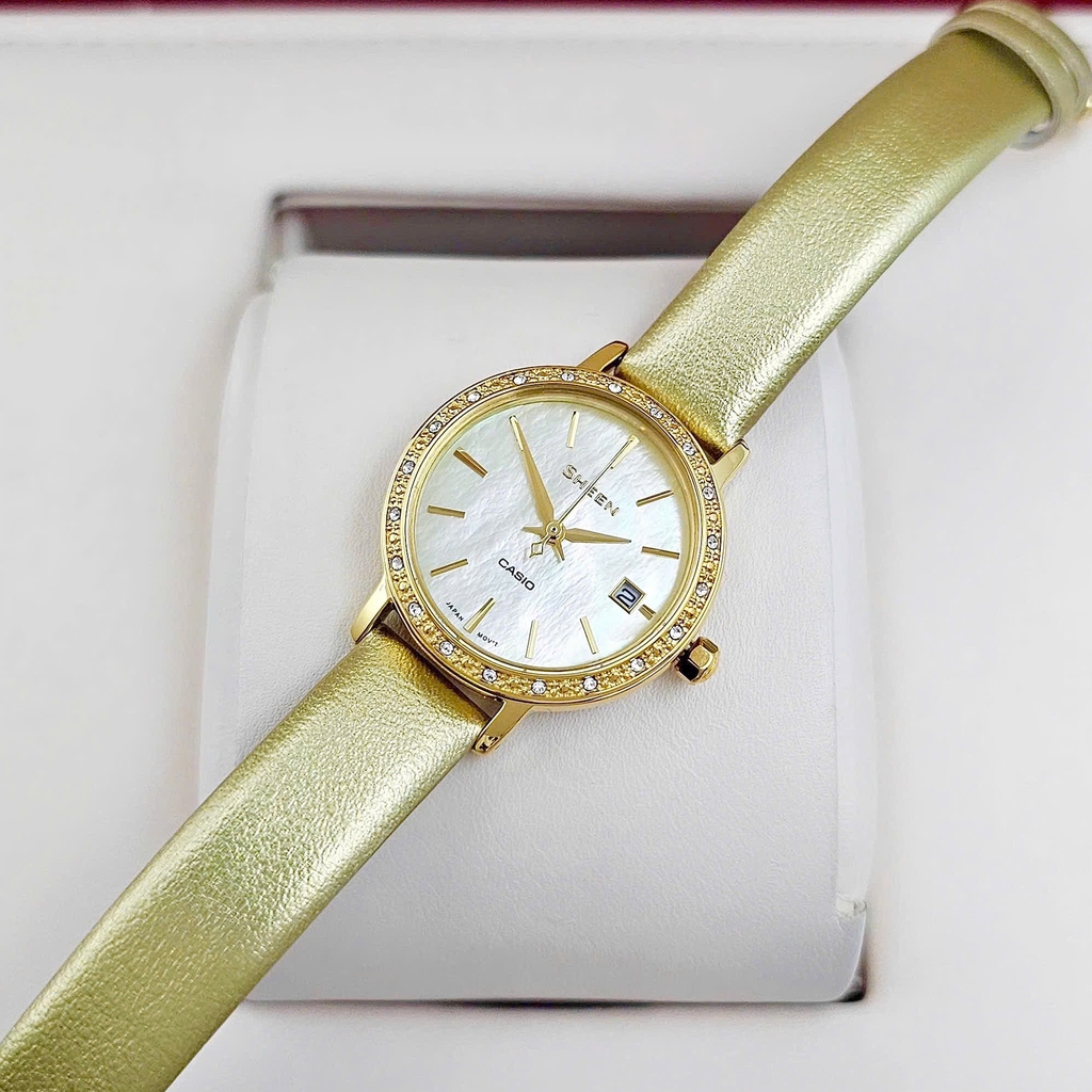 Đồng Hồ Nữ Casio Quartz Sheen SHE-4060GL-9AUDF