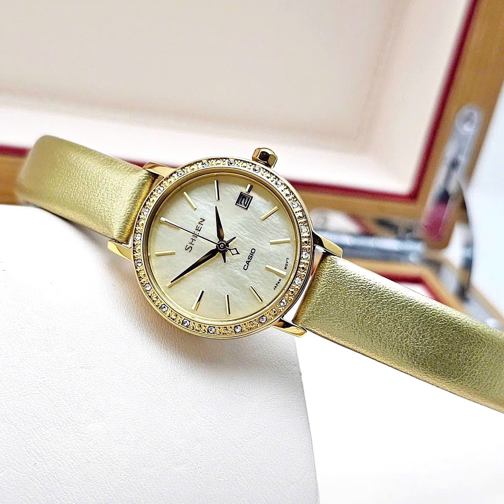 Đồng Hồ Nữ Casio Quartz Sheen SHE-4060GL-9AUDF