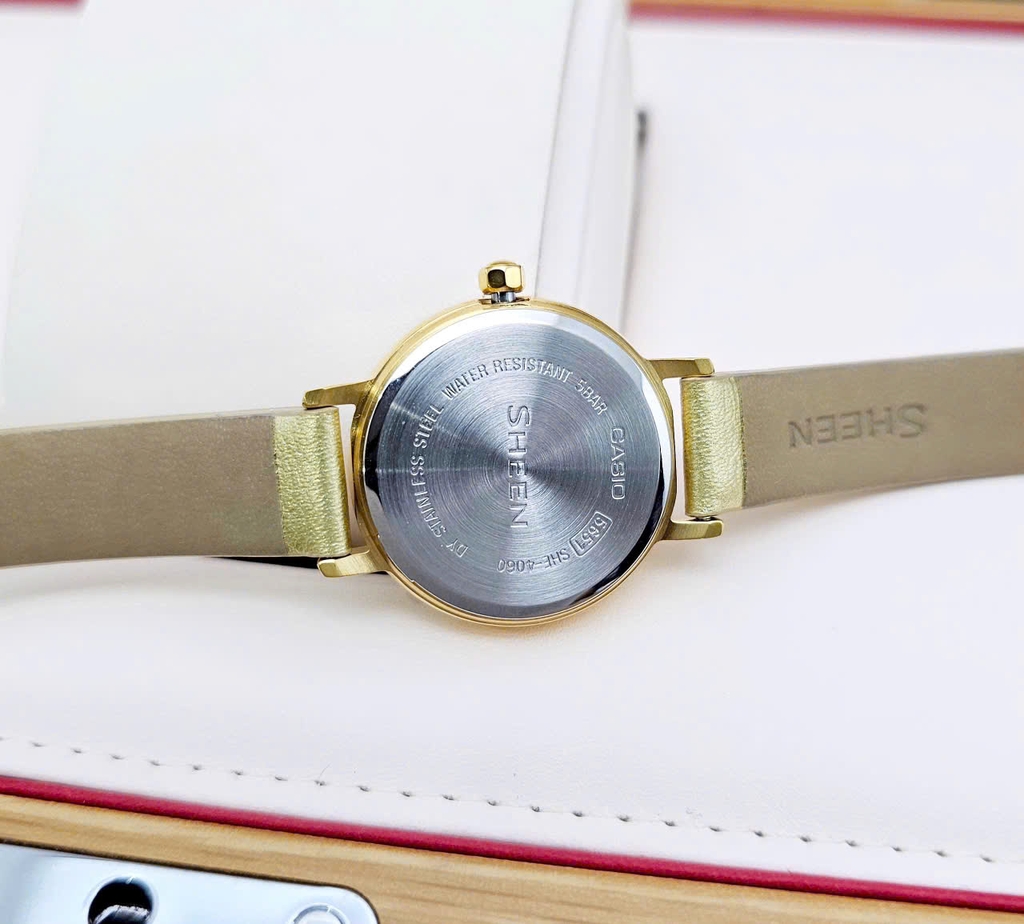 Đồng Hồ Nữ Casio Quartz Sheen SHE-4060GL-9AUDF