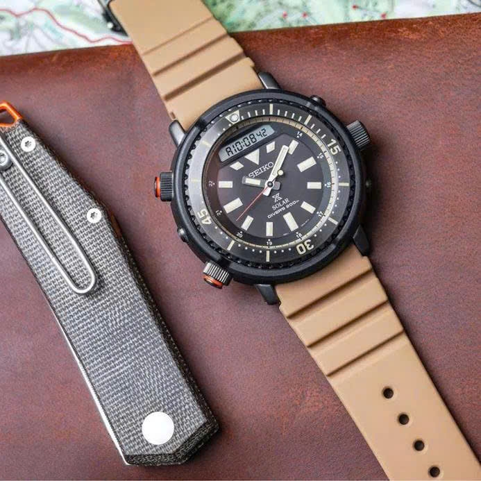 Đồng Hồ Nam Seiko Quartz Solar Prospex Street Series – Urban Safari Edition SNJ029P1