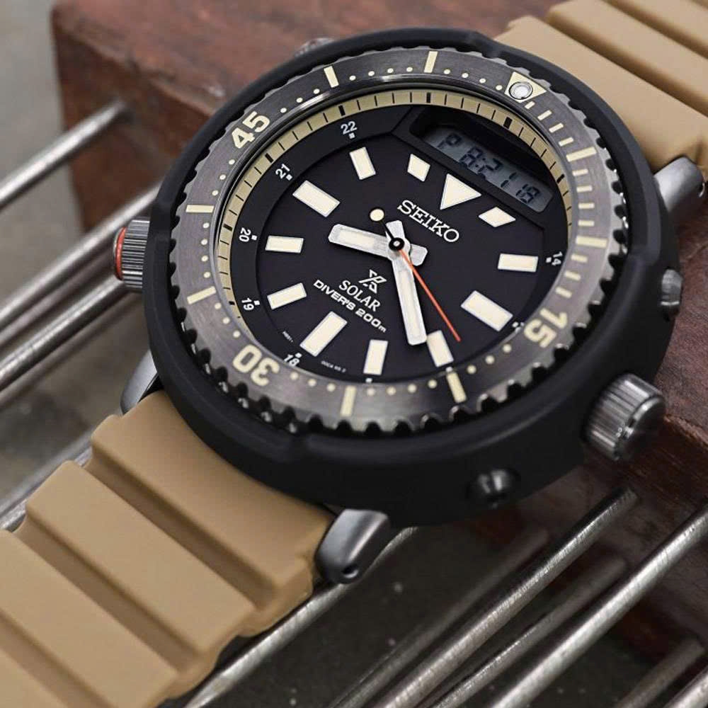 Đồng Hồ Nam Seiko Quartz Solar Prospex Street Series – Urban Safari Edition SNJ029P1