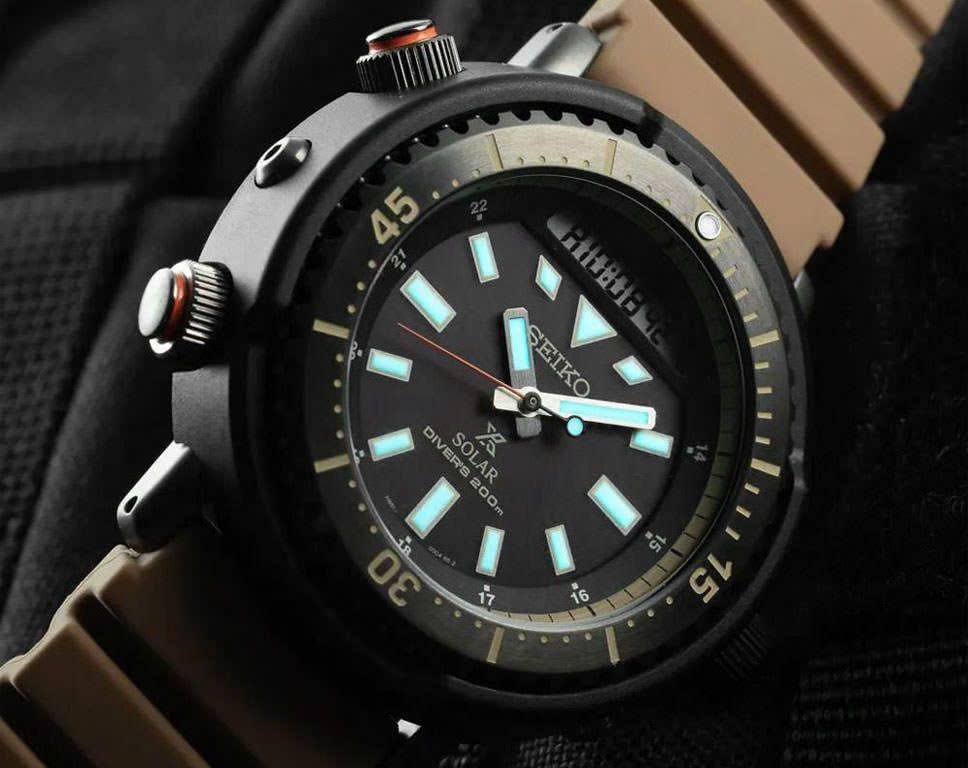 Đồng Hồ Nam Seiko Quartz Solar Prospex Street Series – Urban Safari Edition SNJ029P1