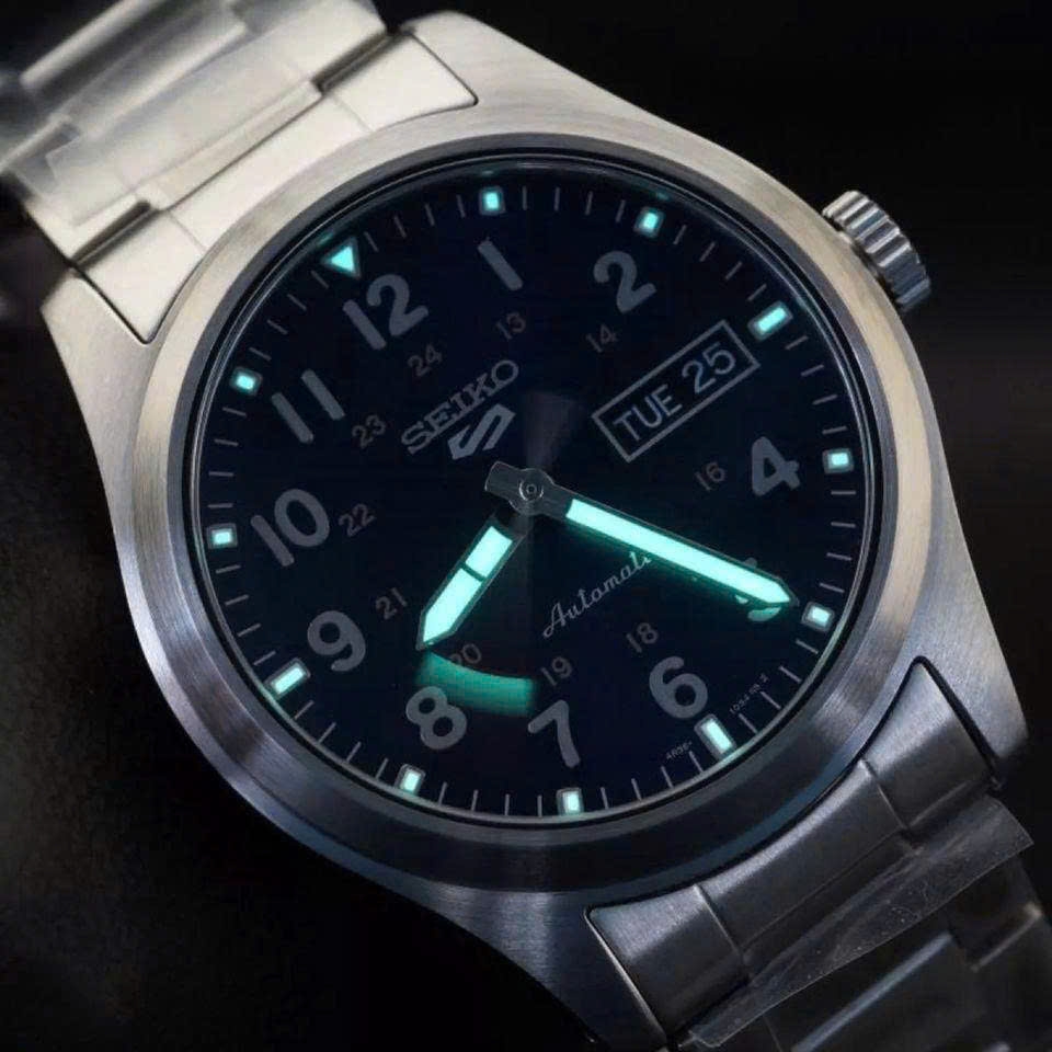 Đồng Hồ Nam Seiko 5 Automatic Sports Field Quân Đội SRPG29K1