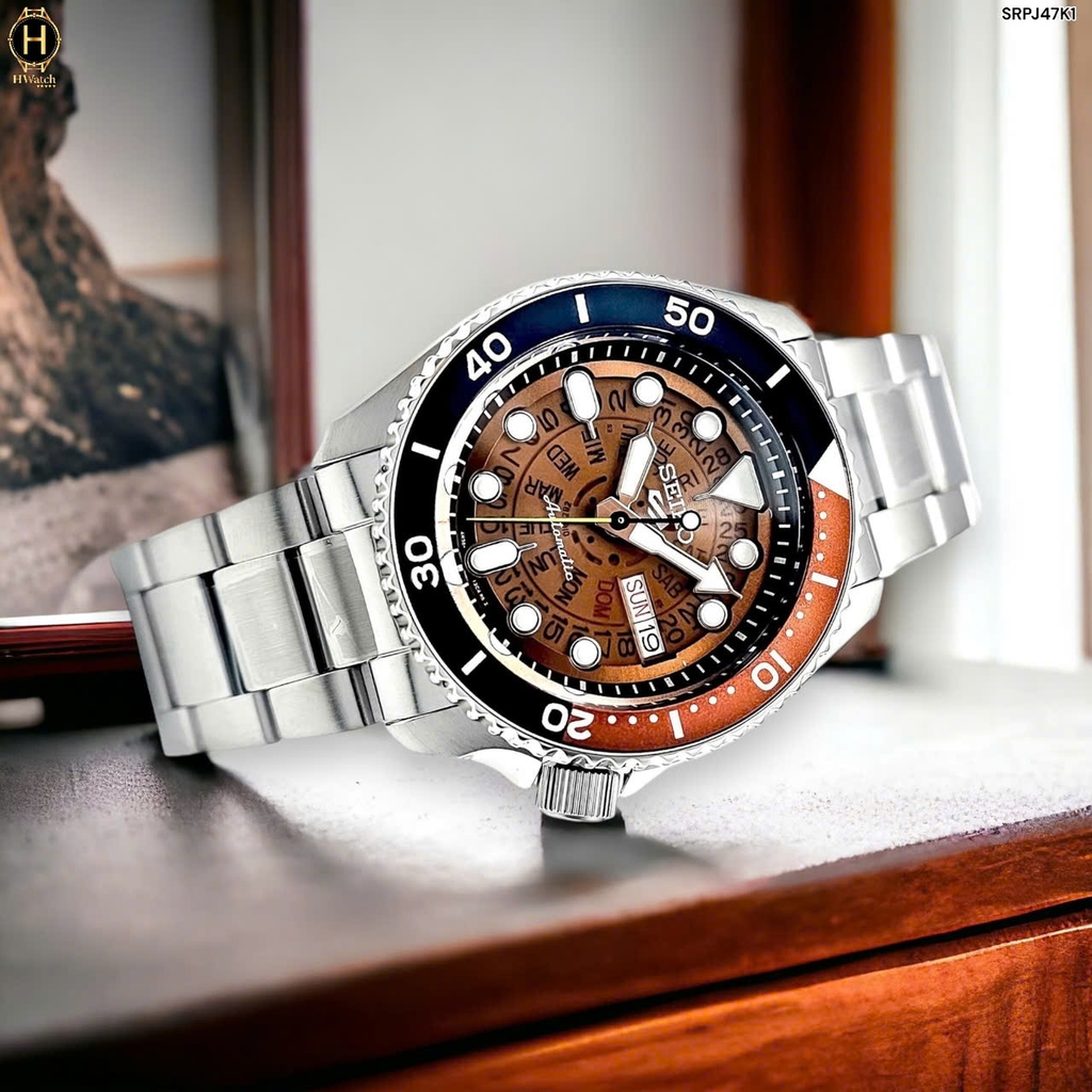 Đồng Hồ Nam Seiko 5 Automatic Sport Skeleton Style SRPJ47K1 SRPJ47 SRPJ47J1