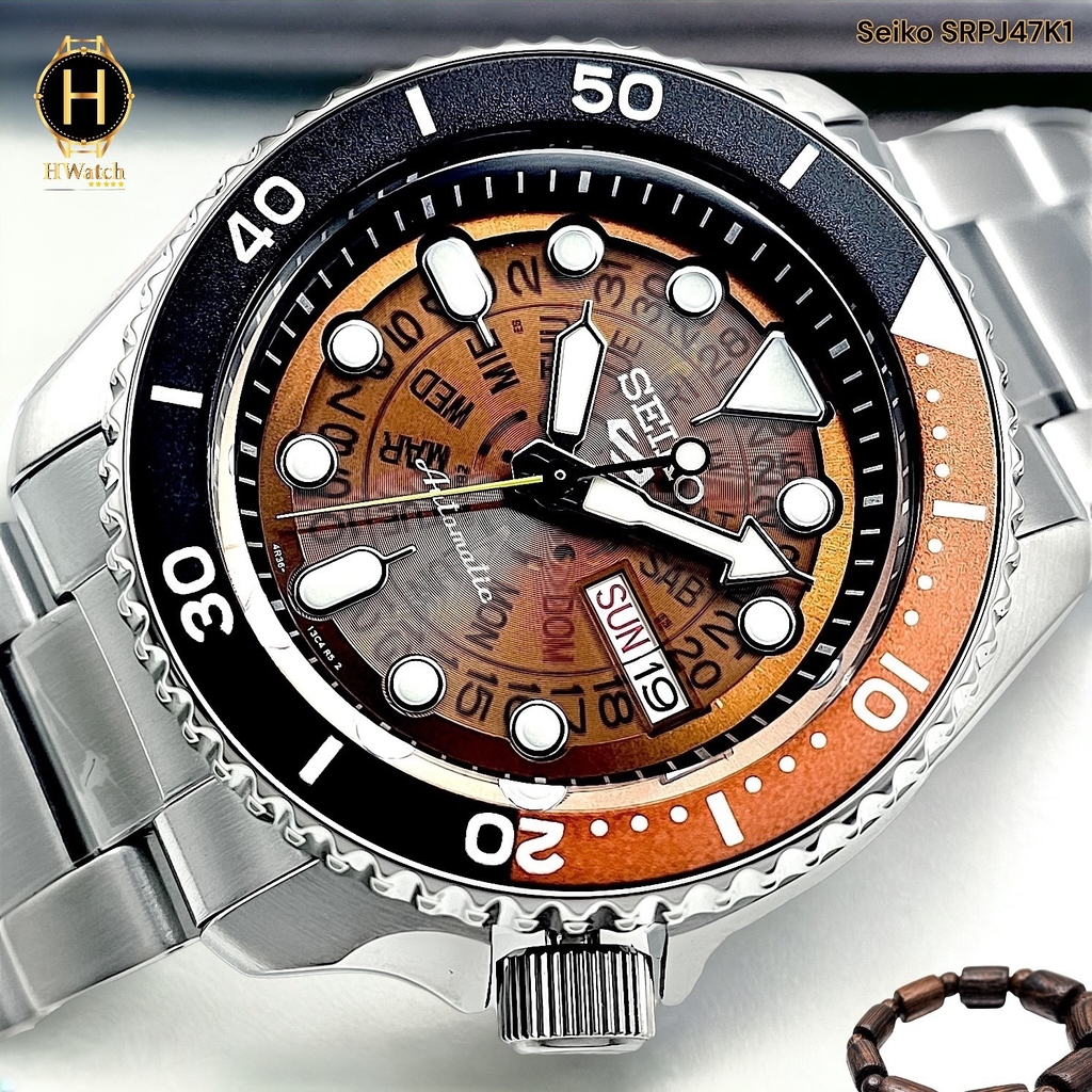 Đồng Hồ Nam Seiko 5 Automatic Sport Skeleton Style SRPJ47K1 SRPJ47 SRPJ47J1