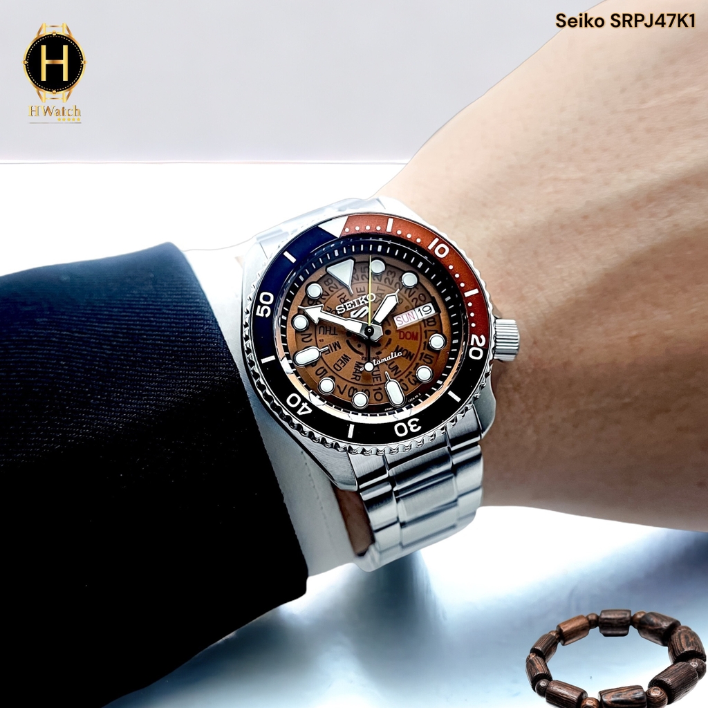 Đồng Hồ Nam Seiko 5 Automatic Sport Skeleton Style SRPJ47K1 SRPJ47 SRPJ47J1