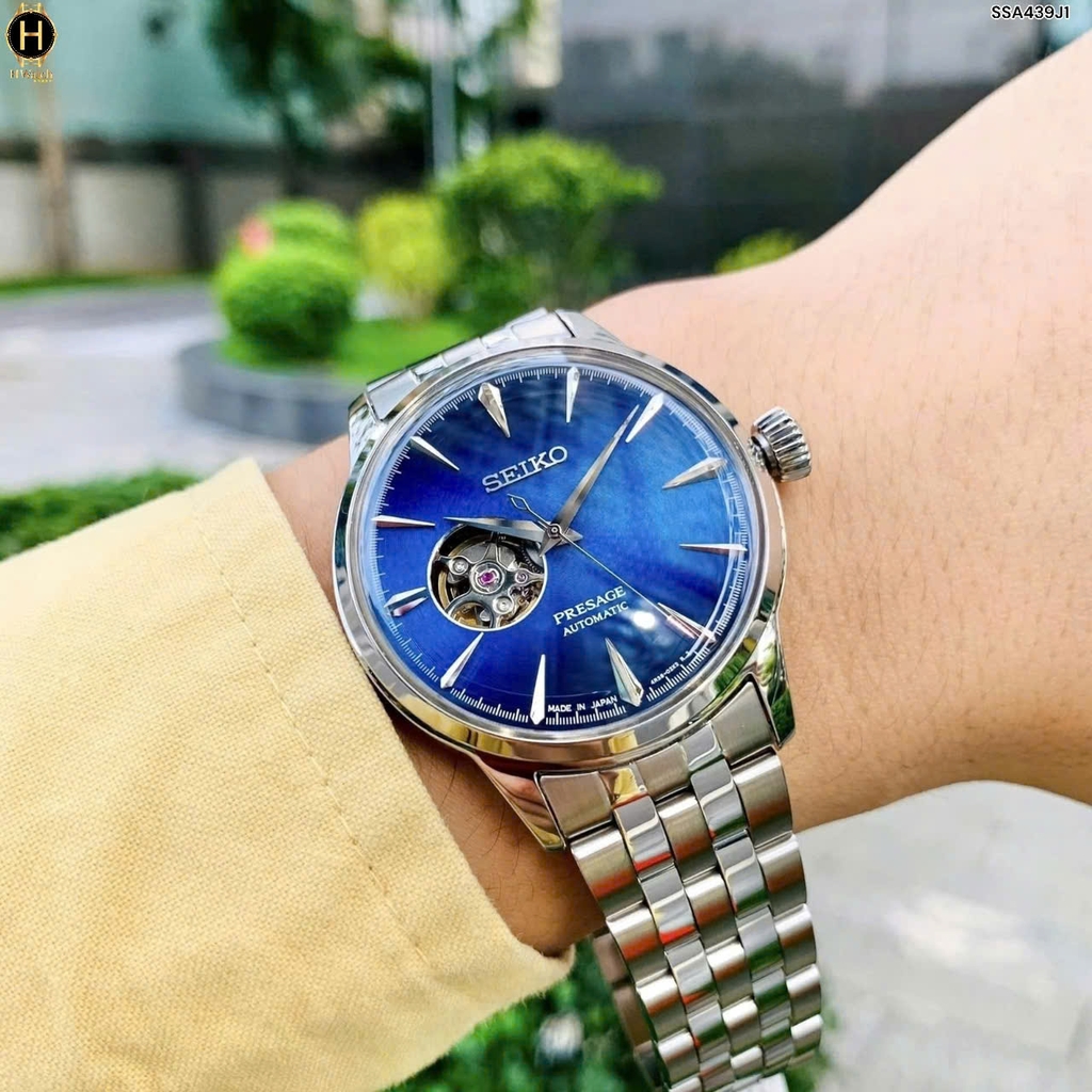 Đồng Hồ Nam Seiko Presage Cocktail Automatic Acapulco Blue SSA439J1 ( SSA439 )