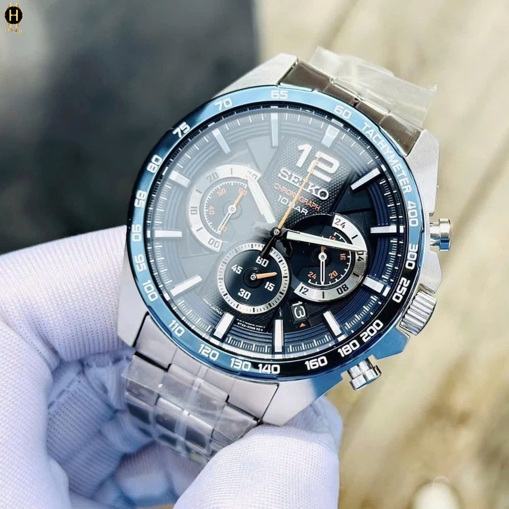 Đồng Hồ Nam Seiko Quartz Chronograph SSB345P1