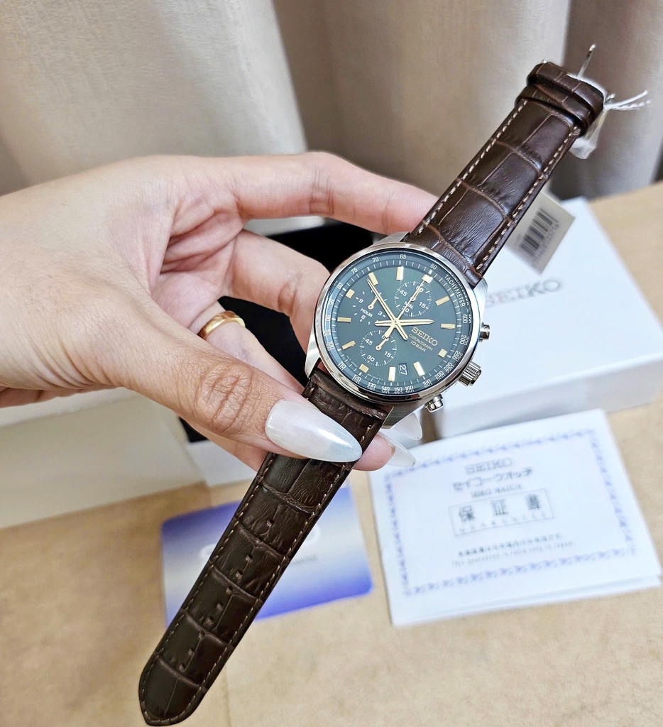Đồng Hồ Nam Seiko Quartz Chronograph Tachymeter SSB385P1 ( SSB385 )